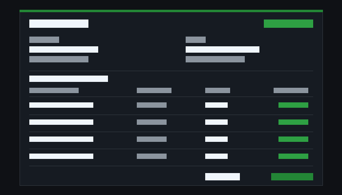 Creating an invoice from tracked timer sessions in RateRun